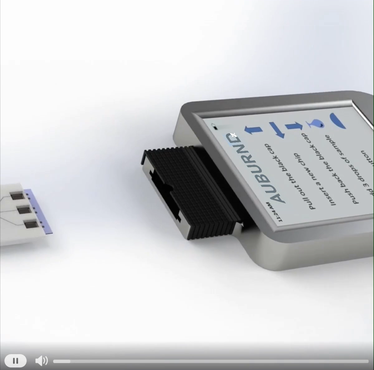 AuburnDx single-use biosensor chip